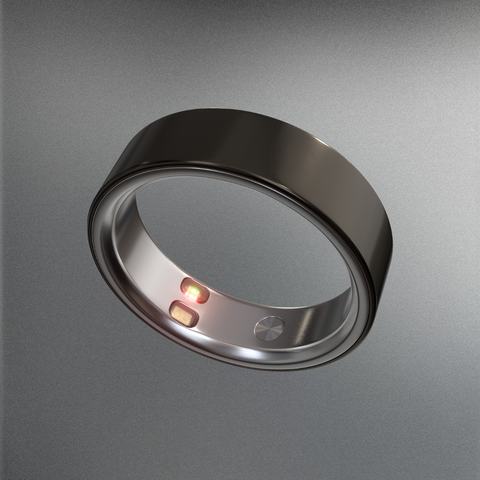 Elenva Smart Ring Stealth Black Sleep, Blood Oxygen, Stress & Cycle Tracking
