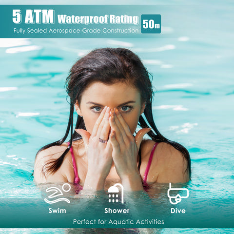 Elenva Smart Ring Sleep, Blood Oxygen, Stress & Cycle Prediction